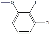 3-Chloro-2-iodoanisole 구조식 이미지