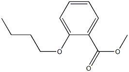 Methyl 2-n-butoxybenzoate Structure