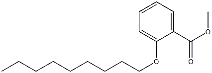 Methyl 2-n-nonyloxybenzoate 구조식 이미지