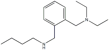 ({2-[(butylamino)methyl]phenyl}methyl)diethylamine Structure