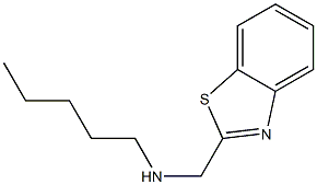 (1,3-benzothiazol-2-ylmethyl)(pentyl)amine 구조식 이미지