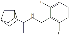 (1-{bicyclo[2.2.1]heptan-2-yl}ethyl)[(2,6-difluorophenyl)methyl]amine Structure