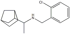 (1-{bicyclo[2.2.1]heptan-2-yl}ethyl)[(2-chlorophenyl)methyl]amine Structure