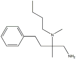 (1-amino-2-methyl-4-phenylbutan-2-yl)(butyl)methylamine Structure