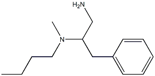 (1-amino-3-phenylpropan-2-yl)(butyl)methylamine 구조식 이미지