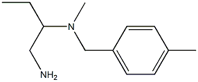 (1-aminobutan-2-yl)(methyl)[(4-methylphenyl)methyl]amine Structure