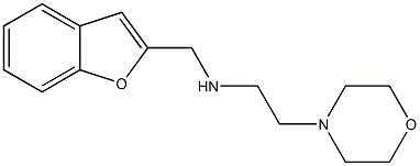 (1-benzofuran-2-ylmethyl)[2-(morpholin-4-yl)ethyl]amine 구조식 이미지