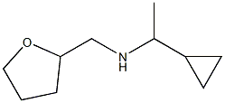 (1-cyclopropylethyl)(oxolan-2-ylmethyl)amine Structure