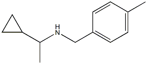 (1-cyclopropylethyl)[(4-methylphenyl)methyl]amine 구조식 이미지