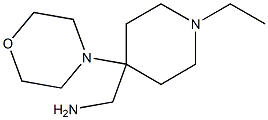 (1-ethyl-4-morpholin-4-ylpiperidin-4-yl)methylamine Structure