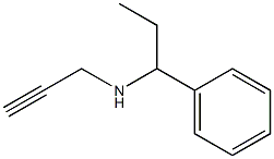 (1-phenylpropyl)(prop-2-yn-1-yl)amine Structure