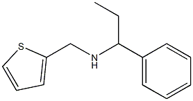 (1-phenylpropyl)(thiophen-2-ylmethyl)amine 구조식 이미지