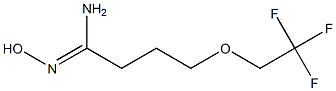 (1Z)-N'-hydroxy-4-(2,2,2-trifluoroethoxy)butanimidamide 구조식 이미지