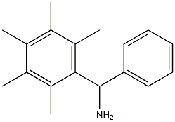 (2,3,4,5,6-pentamethylphenyl)(phenyl)methanamine 구조식 이미지