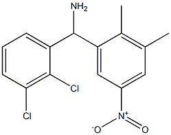 (2,3-dichlorophenyl)(2,3-dimethyl-5-nitrophenyl)methanamine Structure