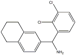(2,3-dichlorophenyl)(5,6,7,8-tetrahydronaphthalen-2-yl)methanamine Structure