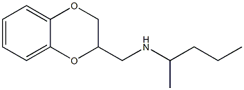 (2,3-dihydro-1,4-benzodioxin-2-ylmethyl)(pentan-2-yl)amine Structure