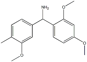 (2,4-dimethoxyphenyl)(3-methoxy-4-methylphenyl)methanamine 구조식 이미지