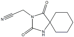 (2,4-dioxo-1,3-diazaspiro[4.5]dec-3-yl)acetonitrile Structure