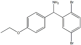 (2,5-dibromophenyl)(4-ethoxyphenyl)methanamine 구조식 이미지