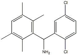 (2,5-dichlorophenyl)(2,3,5,6-tetramethylphenyl)methanamine 구조식 이미지