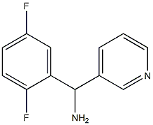 (2,5-difluorophenyl)(pyridin-3-yl)methanamine 구조식 이미지