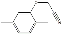 (2,5-dimethylphenoxy)acetonitrile Structure