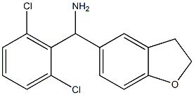 (2,6-dichlorophenyl)(2,3-dihydro-1-benzofuran-5-yl)methanamine Structure