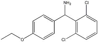 (2,6-dichlorophenyl)(4-ethoxyphenyl)methanamine Structure