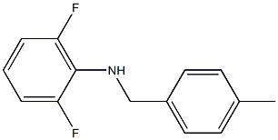 (2,6-difluorophenyl)(4-methylphenyl)methylamine Structure