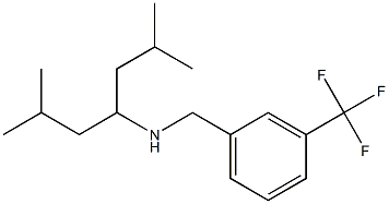 (2,6-dimethylheptan-4-yl)({[3-(trifluoromethyl)phenyl]methyl})amine Structure