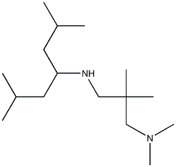 (2-{[(2,6-dimethylheptan-4-yl)amino]methyl}-2-methylpropyl)dimethylamine Structure