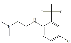 (2-{[4-chloro-2-(trifluoromethyl)phenyl]amino}ethyl)dimethylamine 구조식 이미지