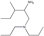 (2-amino-3-methylpentyl)dipropylamine Structure