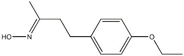(2E)-4-(4-ethoxyphenyl)butan-2-one oxime 구조식 이미지