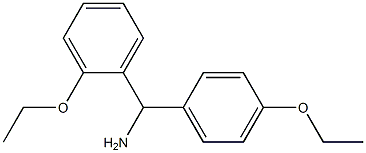 (2-ethoxyphenyl)(4-ethoxyphenyl)methanamine 구조식 이미지