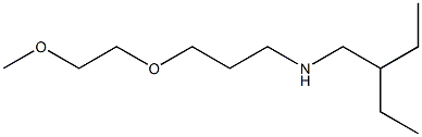 (2-ethylbutyl)[3-(2-methoxyethoxy)propyl]amine 구조식 이미지