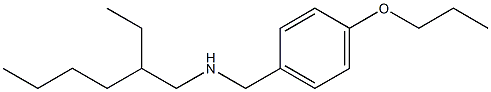 (2-ethylhexyl)[(4-propoxyphenyl)methyl]amine 구조식 이미지