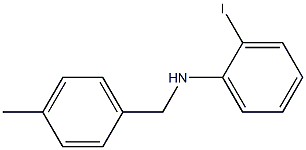 (2-iodophenyl)(4-methylphenyl)methylamine Structure