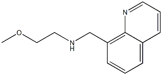 (2-methoxyethyl)(quinolin-8-ylmethyl)amine 구조식 이미지