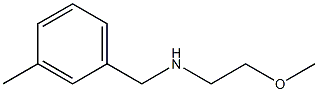 (2-methoxyethyl)[(3-methylphenyl)methyl]amine 구조식 이미지