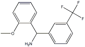 (2-methoxyphenyl)[3-(trifluoromethyl)phenyl]methanamine 구조식 이미지