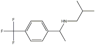 (2-methylpropyl)({1-[4-(trifluoromethyl)phenyl]ethyl})amine Structure