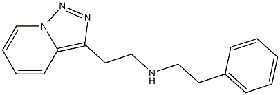 (2-phenylethyl)(2-{[1,2,4]triazolo[3,4-a]pyridin-3-yl}ethyl)amine 구조식 이미지