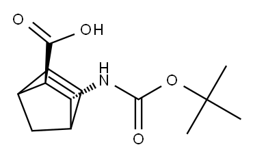 (2R,3R)-3-[(tert-butoxycarbonyl)amino]bicyclo[2.2.1]hept-5-ene-2-carboxylic acid 구조식 이미지