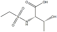 (2S,3R)-2-[(ethylsulfonyl)amino]-3-hydroxybutanoic acid Structure