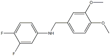 (3,4-difluorophenyl)(3,4-dimethoxyphenyl)methylamine Structure