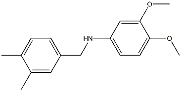 (3,4-dimethoxyphenyl)(3,4-dimethylphenyl)methylamine Structure