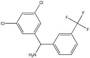 (3,5-dichlorophenyl)[3-(trifluoromethyl)phenyl]methanamine Structure