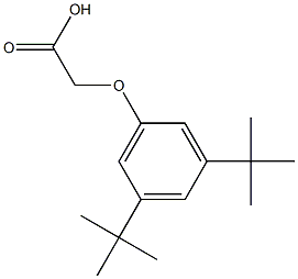 (3,5-di-tert-butylphenoxy)acetic acid 구조식 이미지